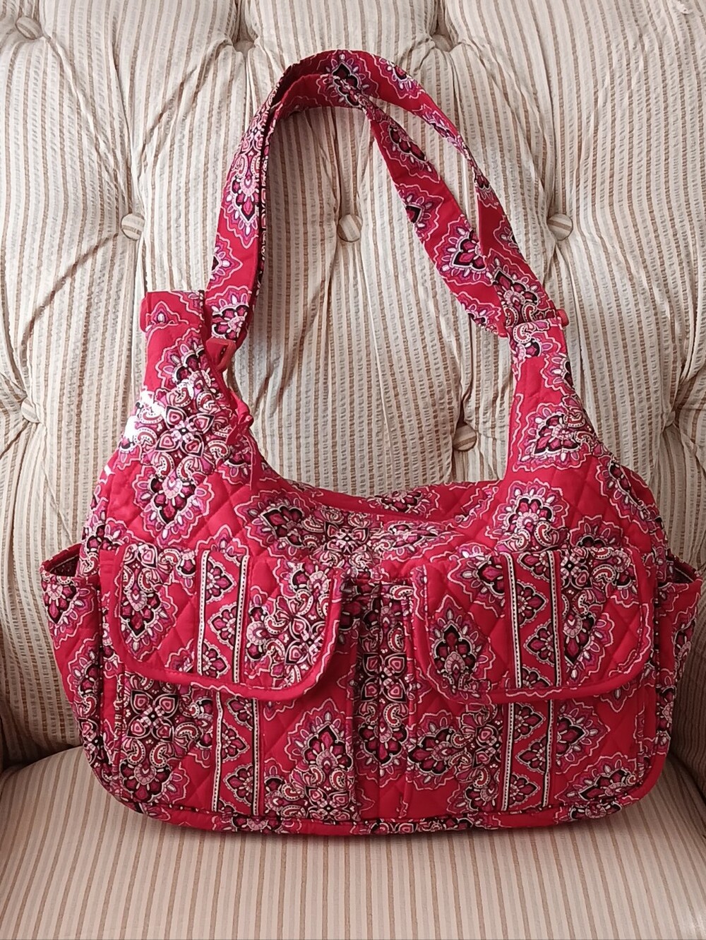 Vera Bradley Frankly Scarlet Cargo Sling💋